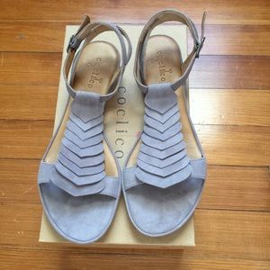 New in box size 39 Coclico suede sandals.